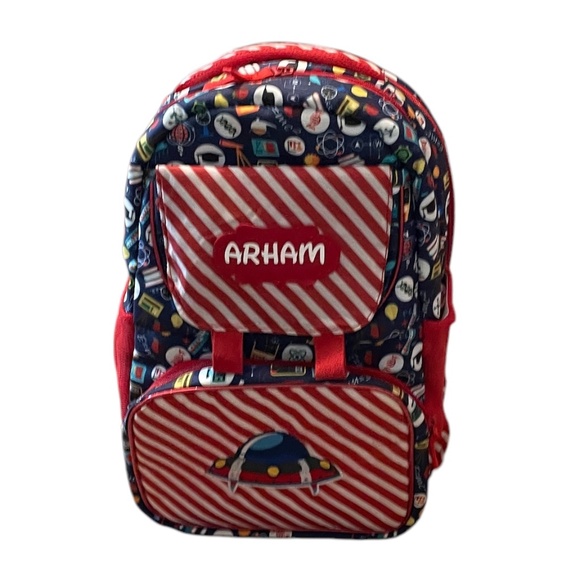 Personalized "ARHAM" School  Shoulder Bag Tote or‎ Travel Bag, NEW - Picture 2 of 13